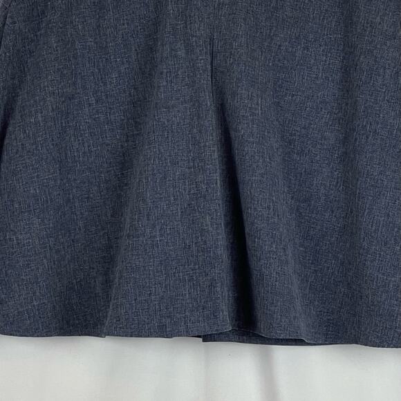 Talbots Blue Gray GorpCore Athletic Wear Mini Skirt W Shorts Lining NWOT Size M - Picture 3 of 11